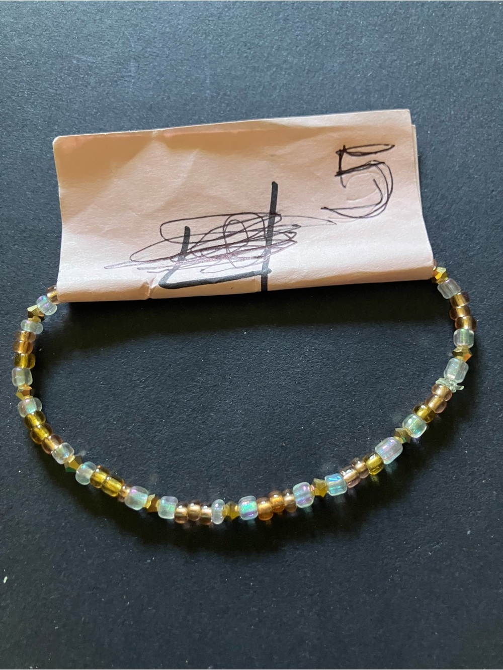 #5 handmade Swarovski bracelet